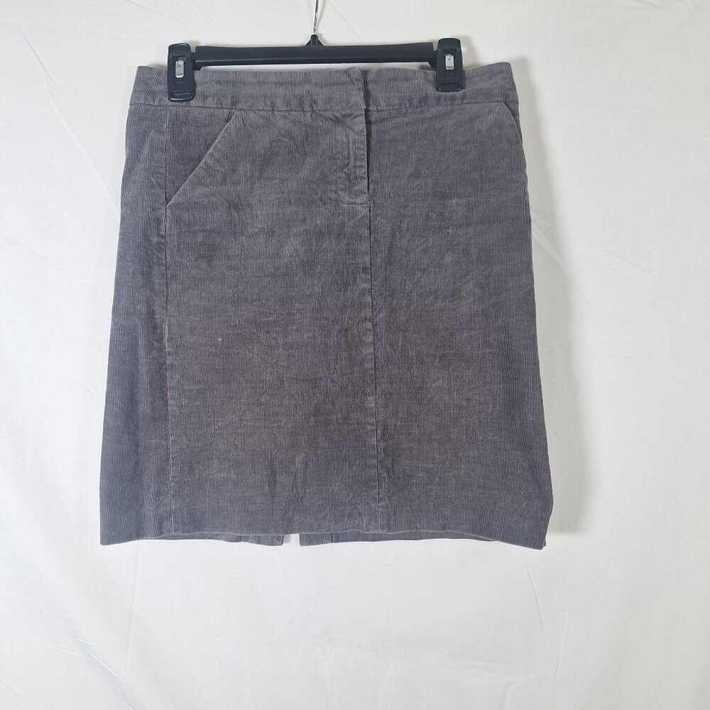 Gray Corduroy Mini Skirt size 6P